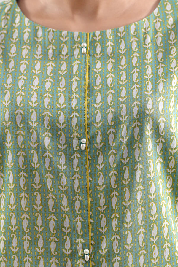 Green | Saya 2PC Unstitched Lawn Suit