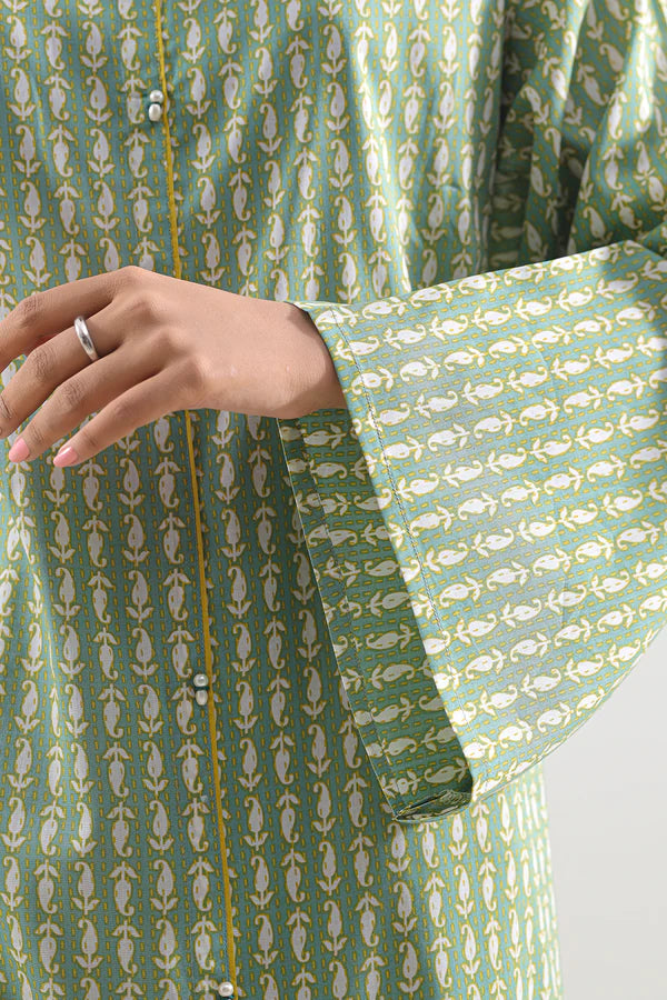 Green | Saya 2PC Unstitched Lawn Suit