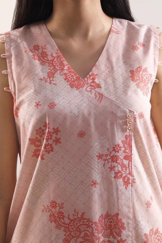 Baby Pink | Saya 3pc Unstitched Lawn Suit