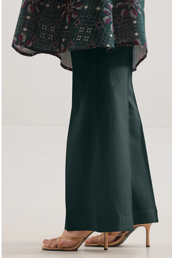 Saya 3pc Unstitched Khaddar Suit | Green