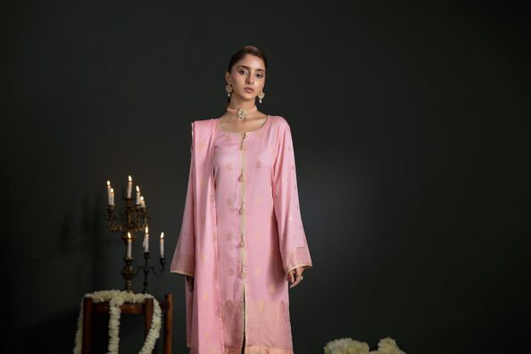 Lavender | Regalia 3pc Unstitched Jacquard Viscose