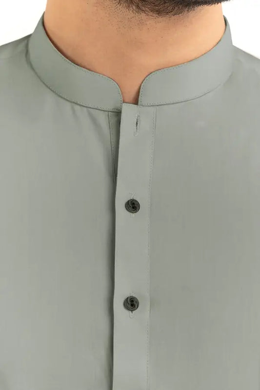 Light Green | Gul Ahmed Men's Unstitched Soft Cotton