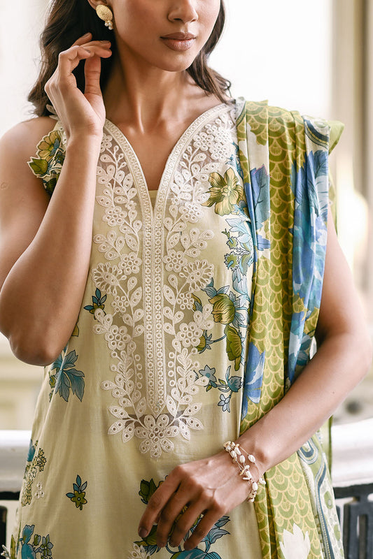 shot of the Gul Ahmed Embroidered Lawn Suit