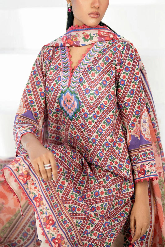 shot of the Gul Ahmed Embroidered Lawn Suit