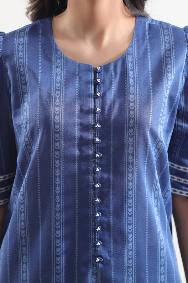 Blue | Saya 2PC Unstitched Lawn Suit
