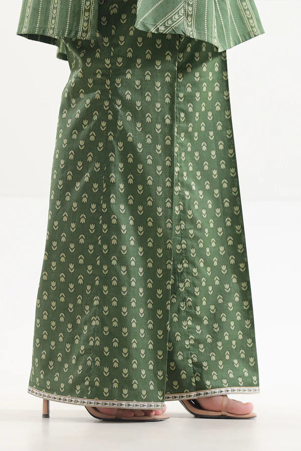 Green| Saya 2PC Unstitched Lawn Suit