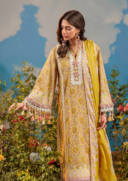 Bonanza Satrangi 3pc Unstitched Lawn Suit