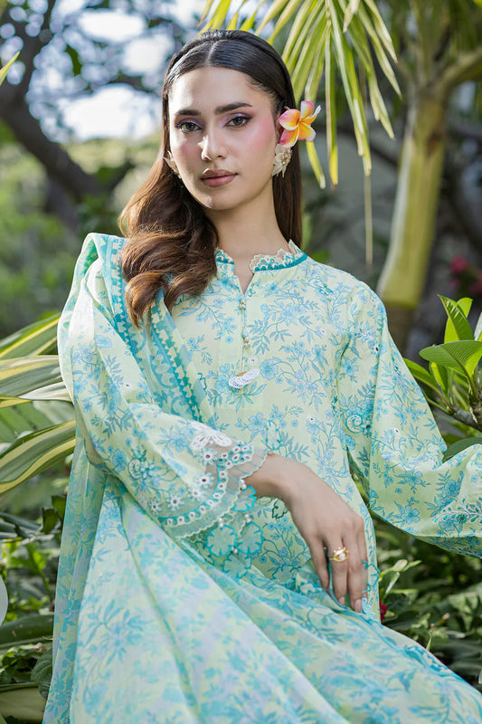 Lemon Yellow | Zellbury 3pc Unstitched Chikankari