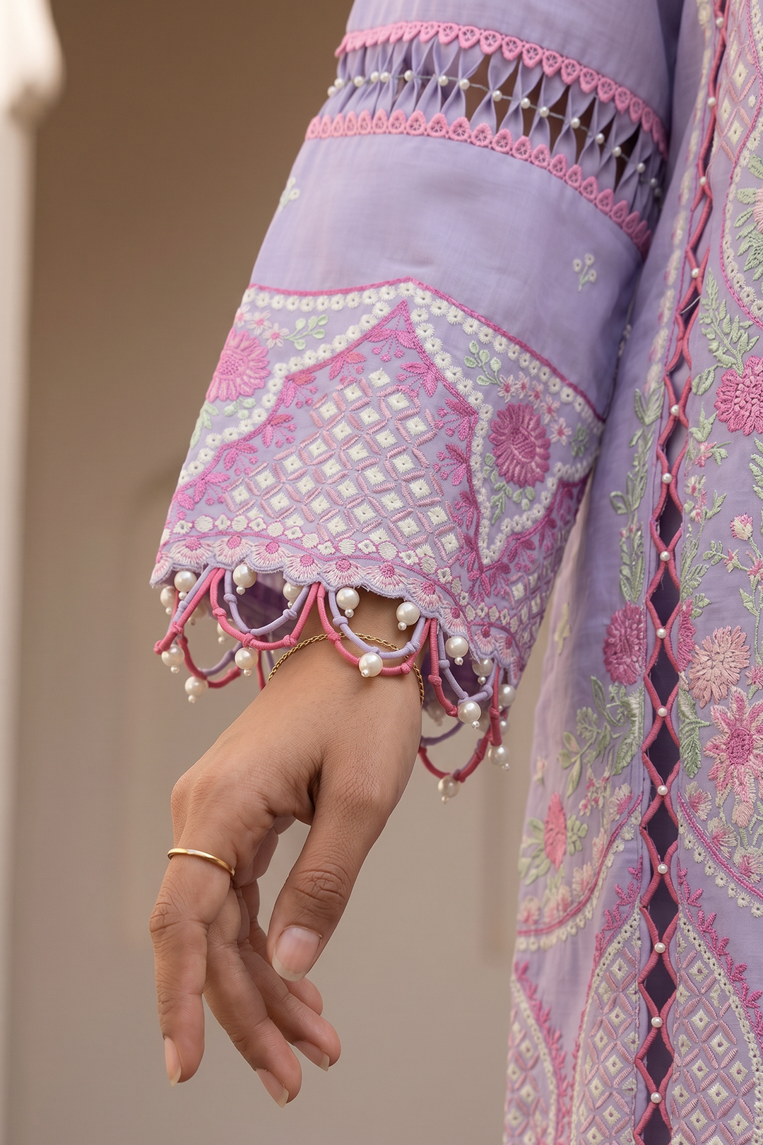 Lilac | Zellbury 3pc Unstitched Embroidered Lawn