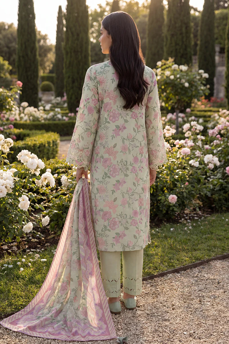 Mint Green | Zellbury 3pc Unstitched Chikankari