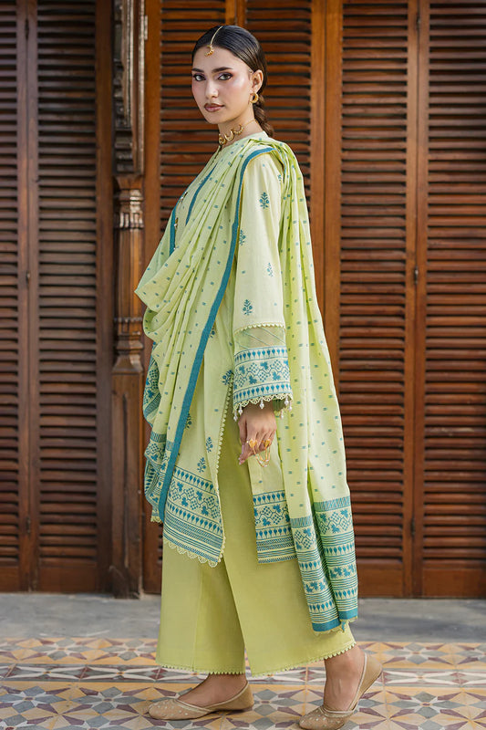 Off White | Zellbury 3pc Unstitched Jacquard