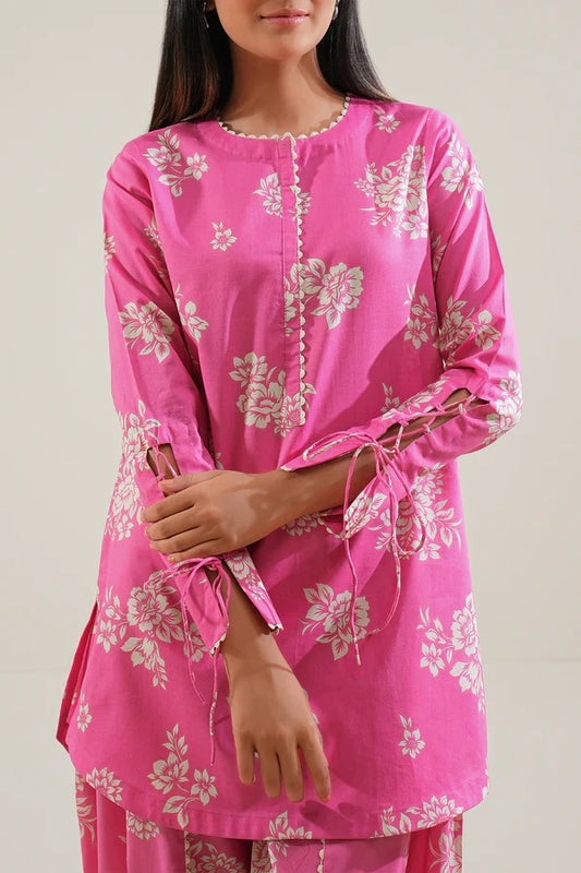 Pink | Saya 2PC Unstitched Lawn Suit