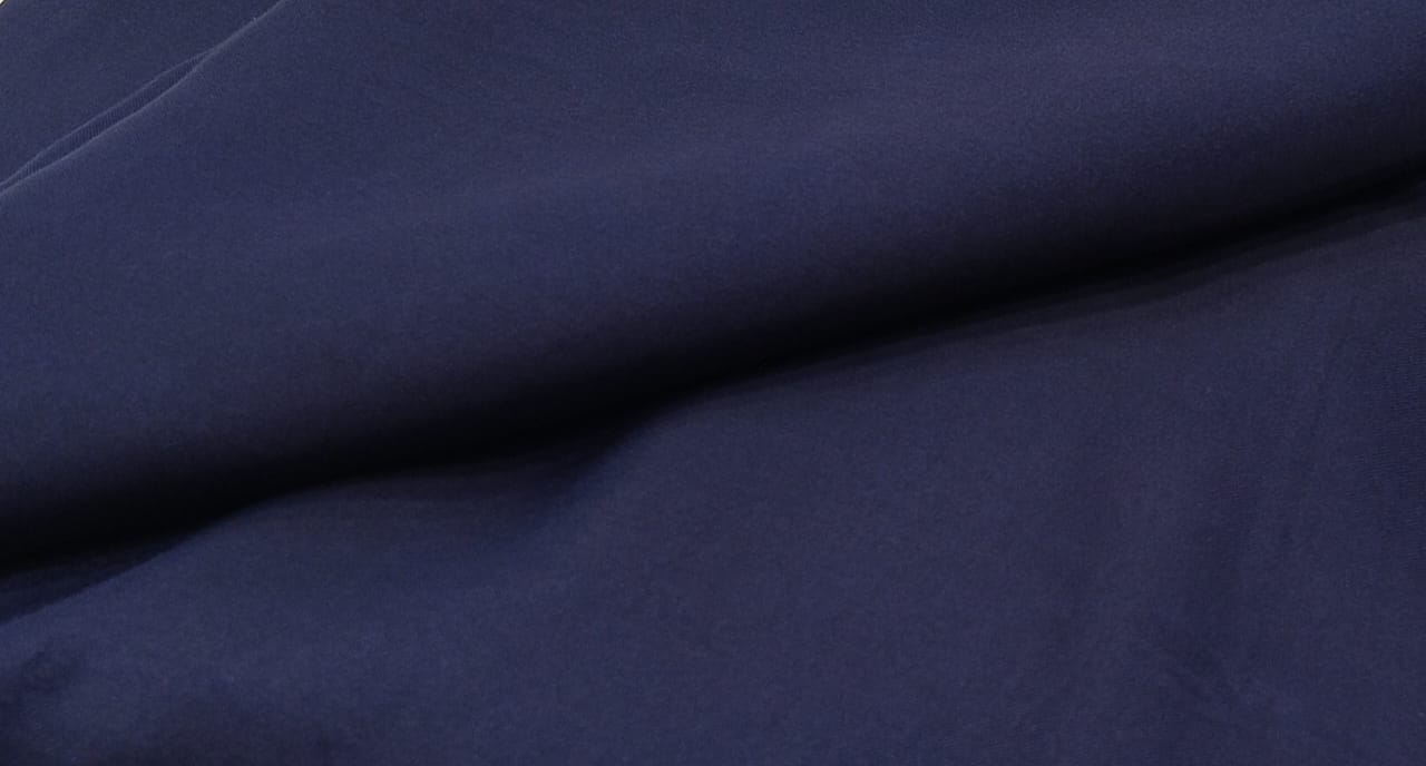 Navy Blue | Luxury Chiffon Embroidered