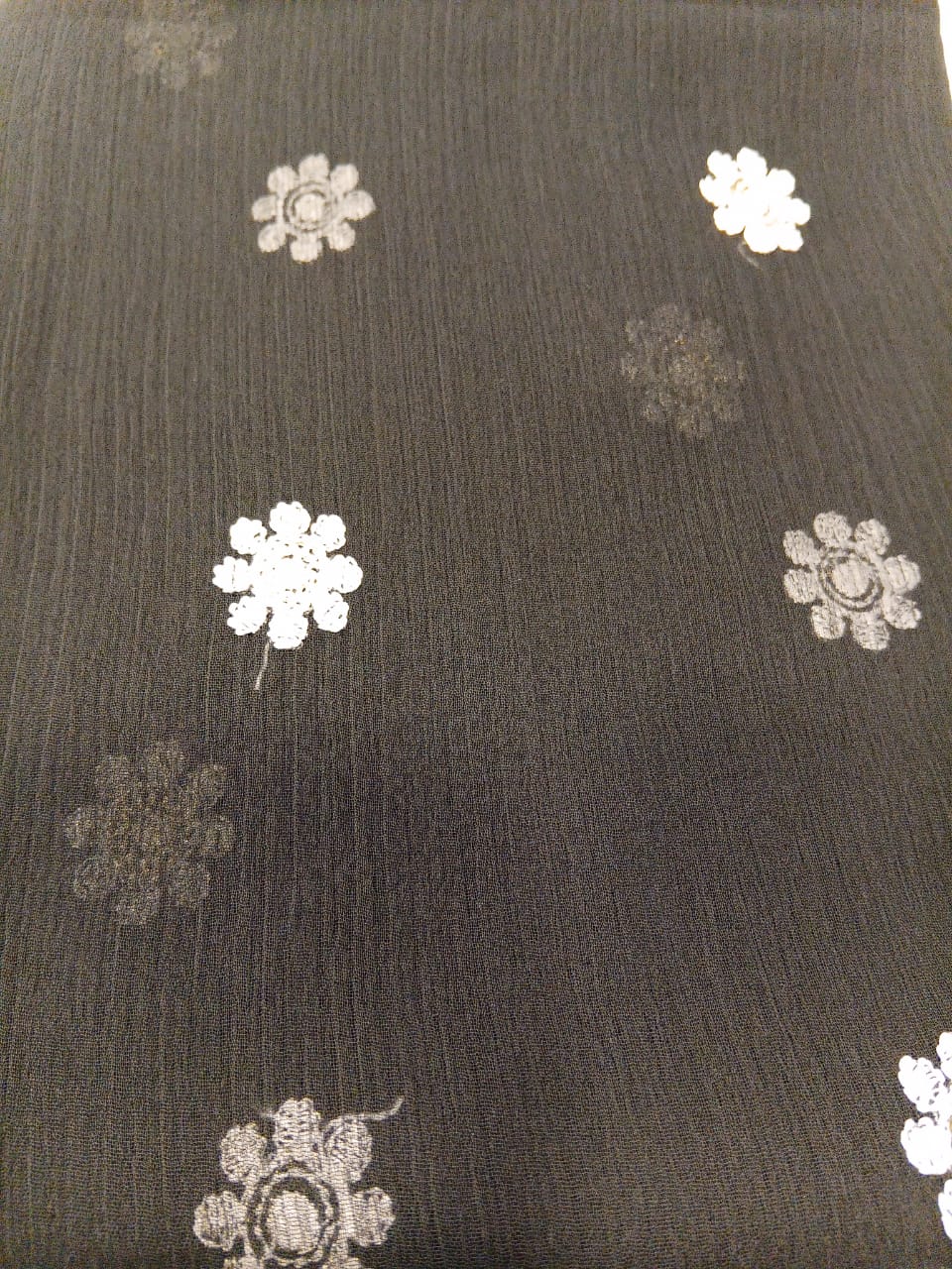 Black | Luxury Chiffon Embroidered