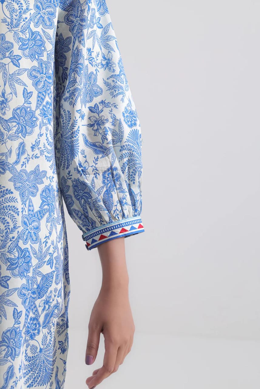 Cream | Saya 3pc Unstitched Lawn Suit
