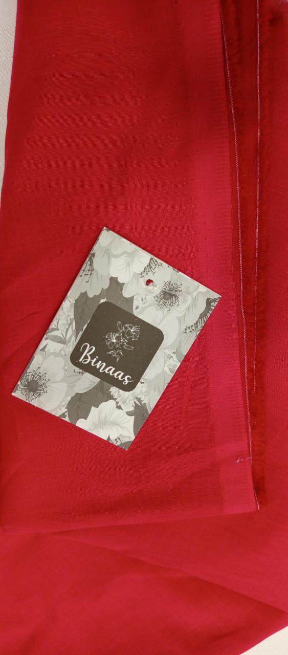 Gull Bahar by Binaas 3pc Unstitched Lawn Collection – Red