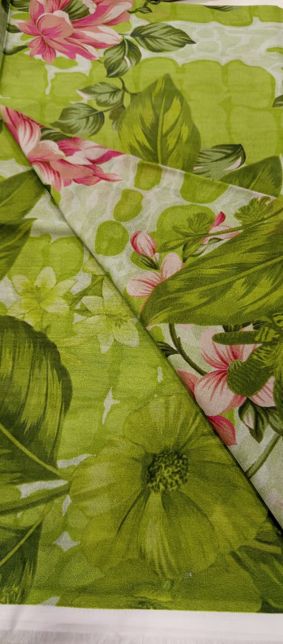 Gull Bahar by Binaas 3pc Unstitched Lawn Collection – Mint Green
