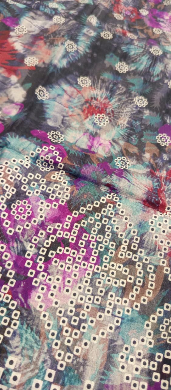 Purple | Moonlight by GJ 3pc Unstitched Lawn Collection