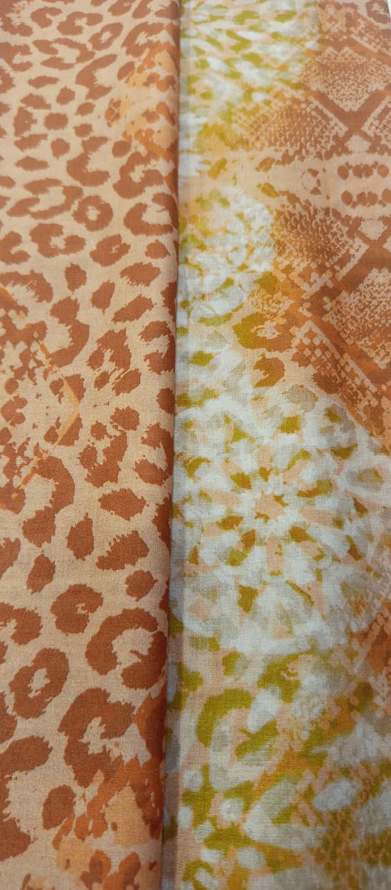 Rust | Moonlight by GJ 3pc Unstitched Lawn Collection