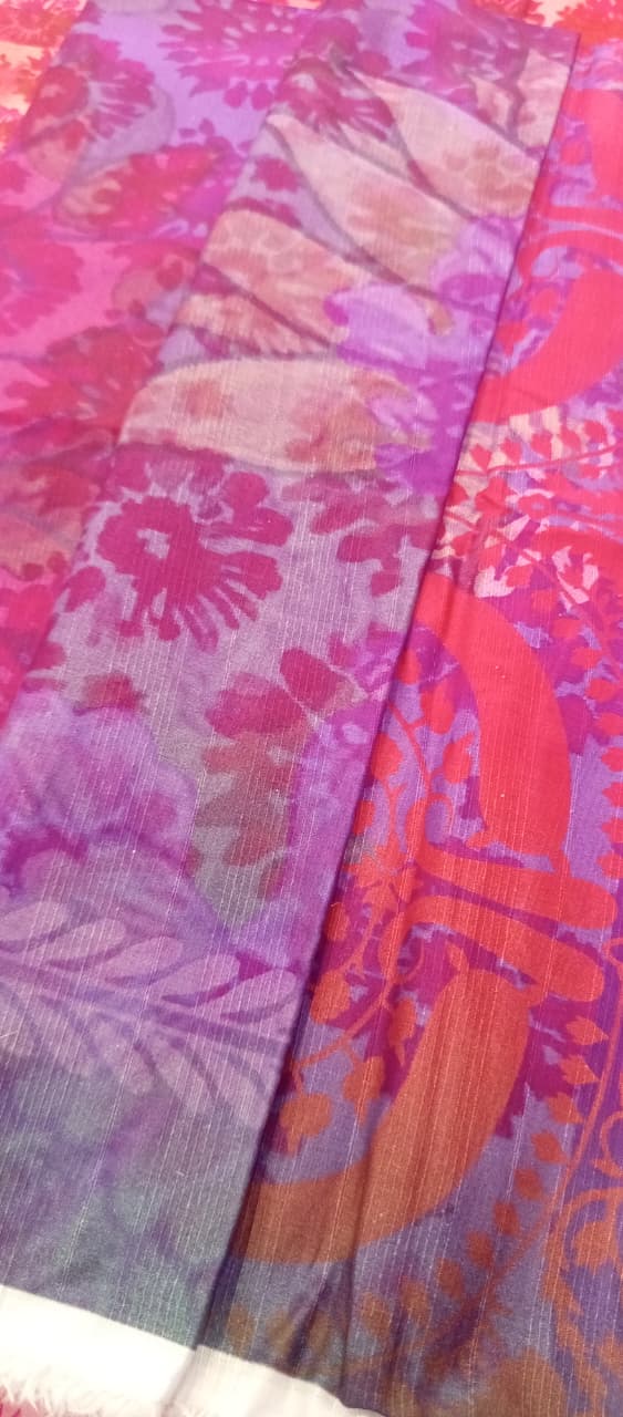 Red | Moonlight by GJ 3pc Unstitched Lawn Collection