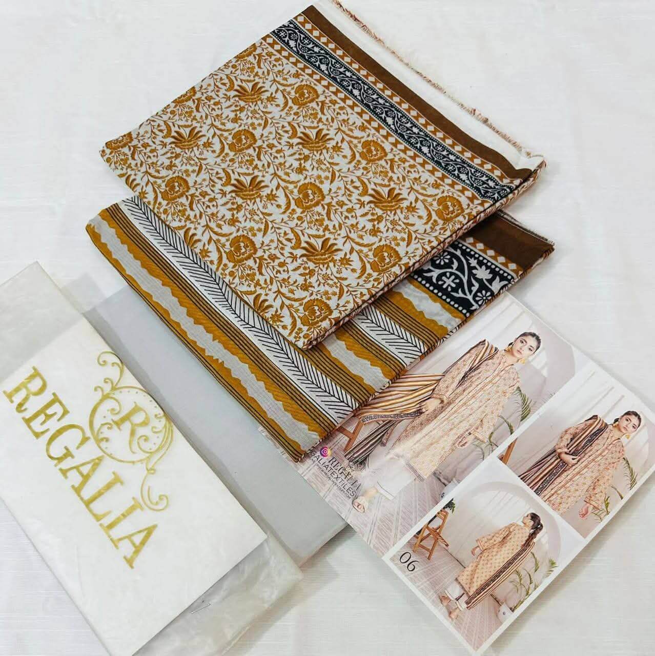 Mustard | Salina 3pc Unstitched Lawn Collection
