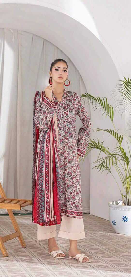 Fawn | Salina 3pc Unstitched Lawn Collection