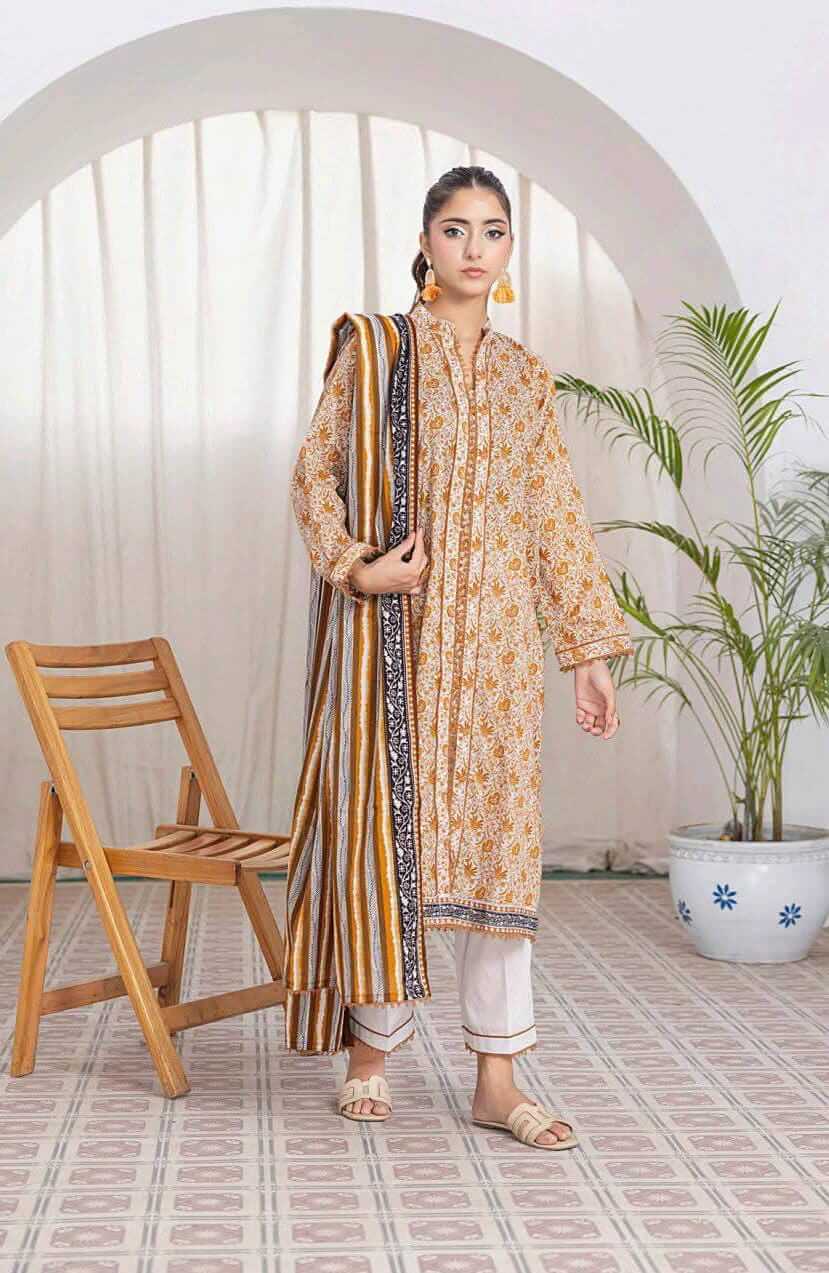 Mustard | Salina 3pc Unstitched Lawn Collection