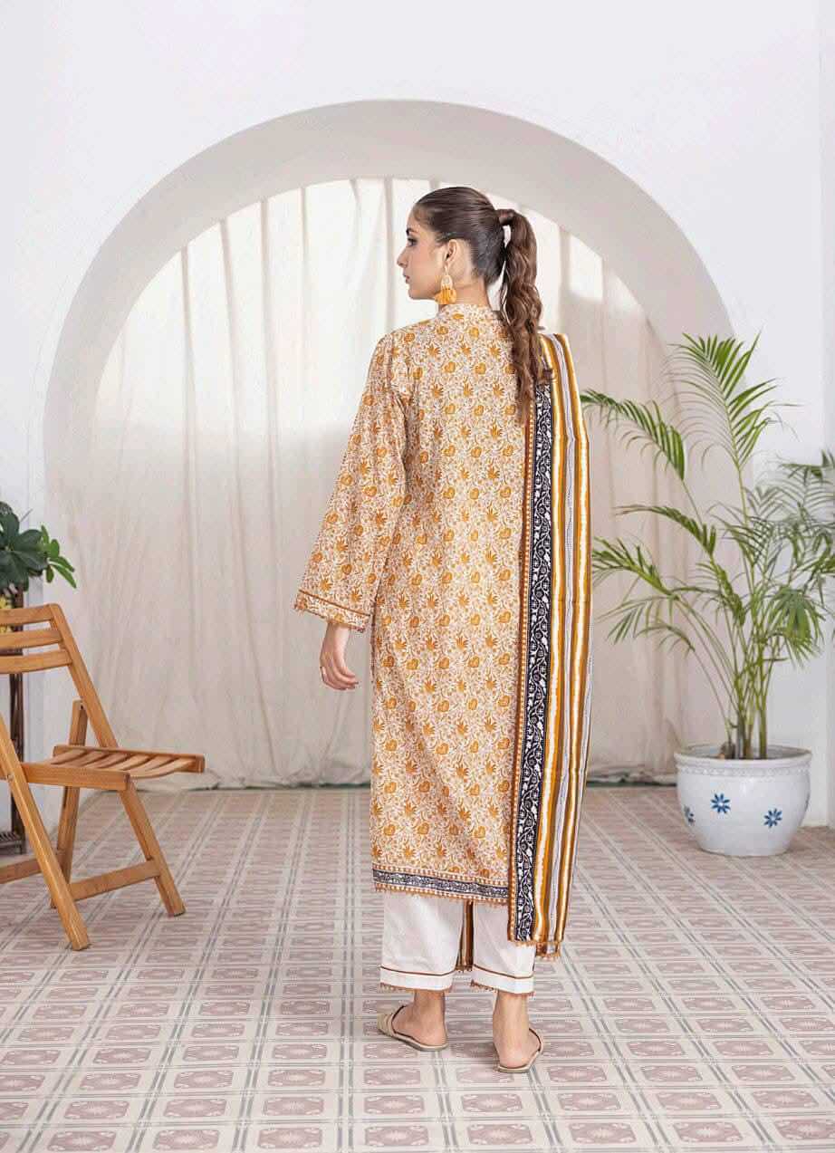 Mustard | Salina 3pc Unstitched Lawn Collection