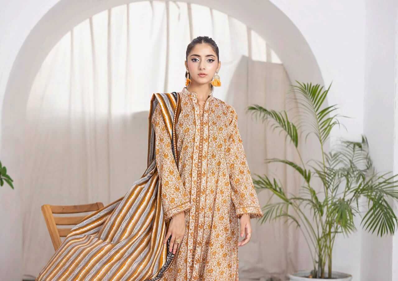 Mustard | Salina 3pc Unstitched Lawn Collection