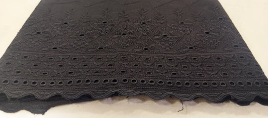 Black | Unstitched Chiken kari Trouser's