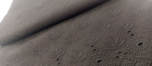 Black | Unstitched Chiken kari Trouser's