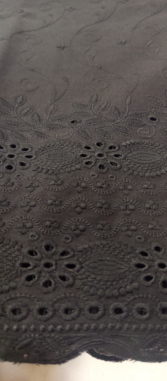 Black | Unstitched Chiken kari Trouser's