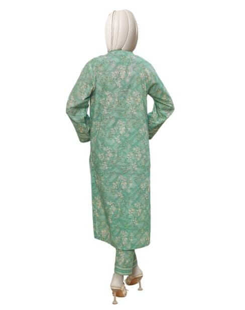 Green | Mtj-Tariq Jamil 2pc Unstitched Khaddar Suit