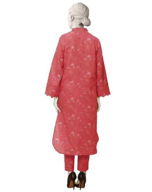 Red | Mtj-Tariq Jamil 2pc Unstitched Khaddar Suit