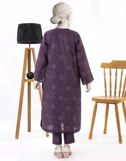 Dark Purple | Mtj-Tariq Jamil 2pc Unstitched Khaddar Suit