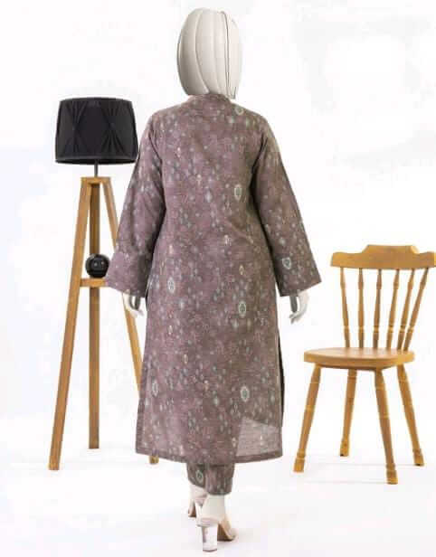 Purple | Mtj-Tariq Jamil 2pc Unstitched Khaddar Suit