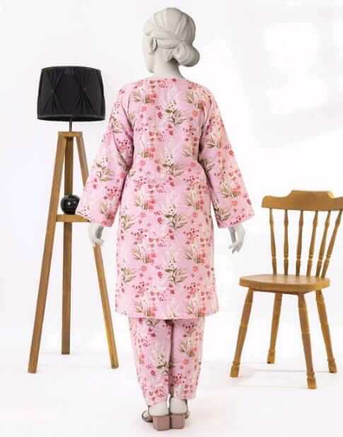 Pink | Mtj-Tariq Jamil 2pc Unstitched Khaddar Suit