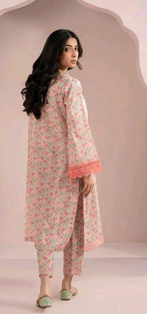Light Pink | Zellbury 2pc Unstitched Lawn