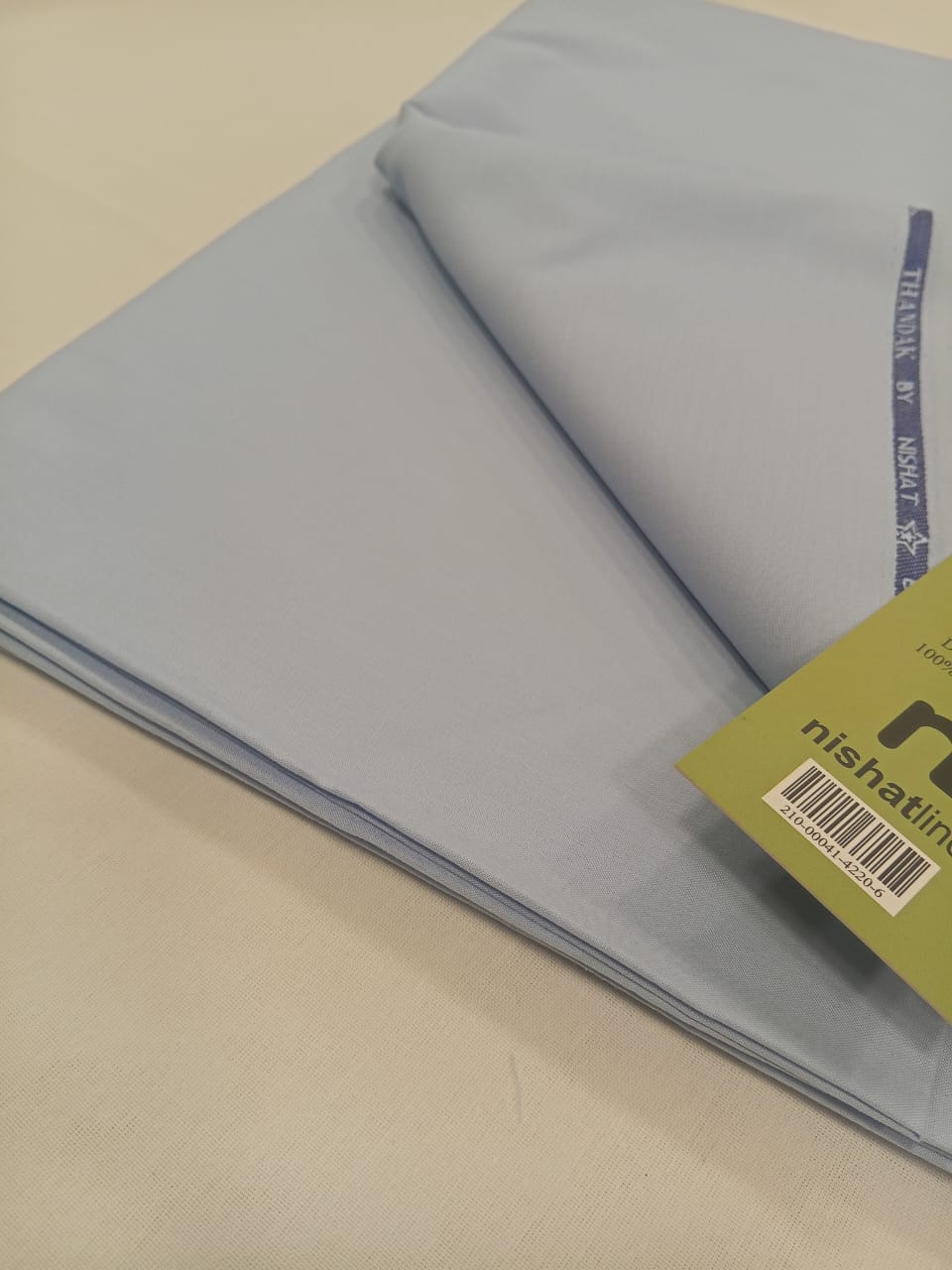 Sky Blue | Nishat Men's Unstitched Wash & Wear