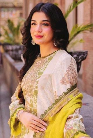 Asim Jofa 3pc Unstitched Khaddar Suit | Ash White