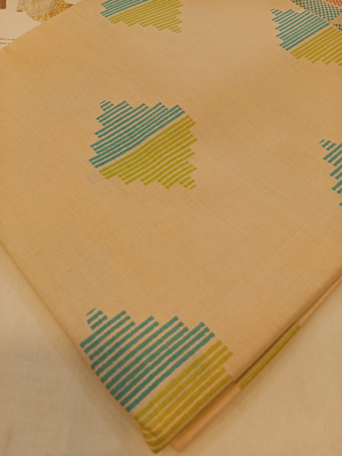 Off White | Alkaram 2pc Unstitched Lawn Suit