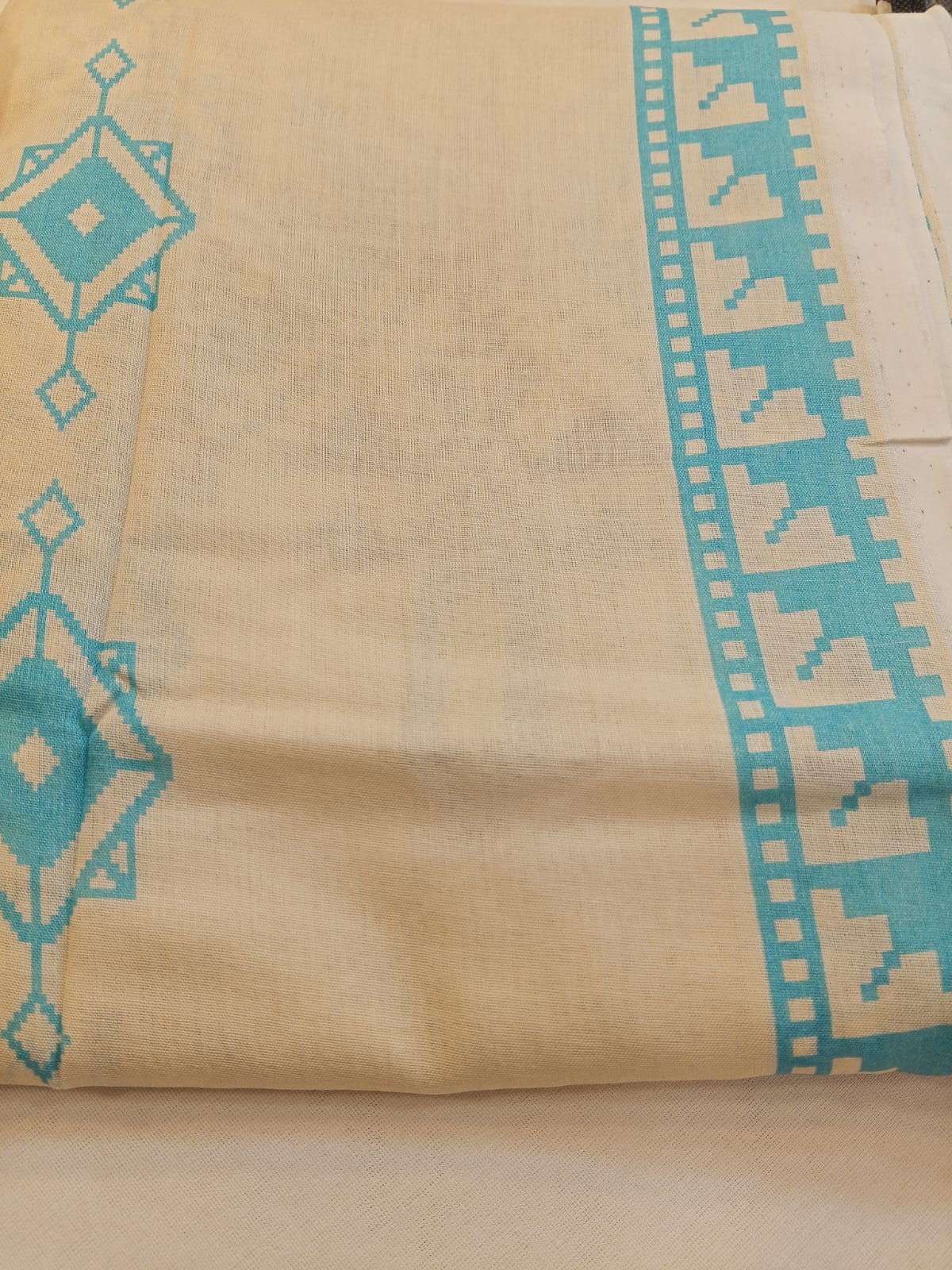 Beige | Alkaram 2pc Unstitched Lawn Suit