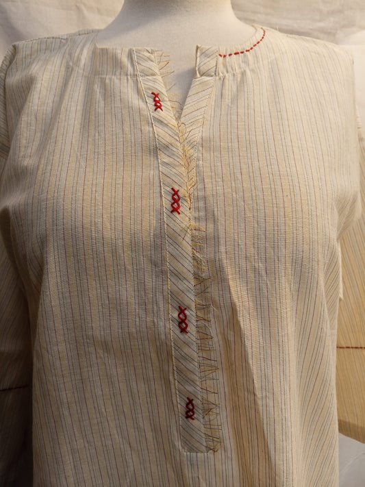 Stitched Collection 1-Piece | Ash White