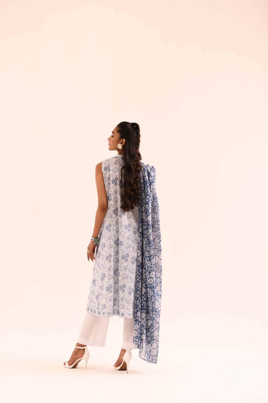 Nisha By Nishat 3pc Unstitched Lawn