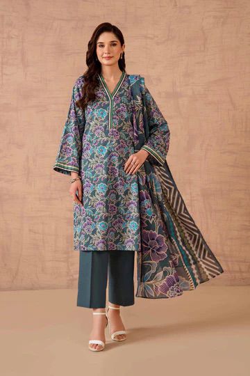 Nisha By Nishat 3pc Unstitched Lawn