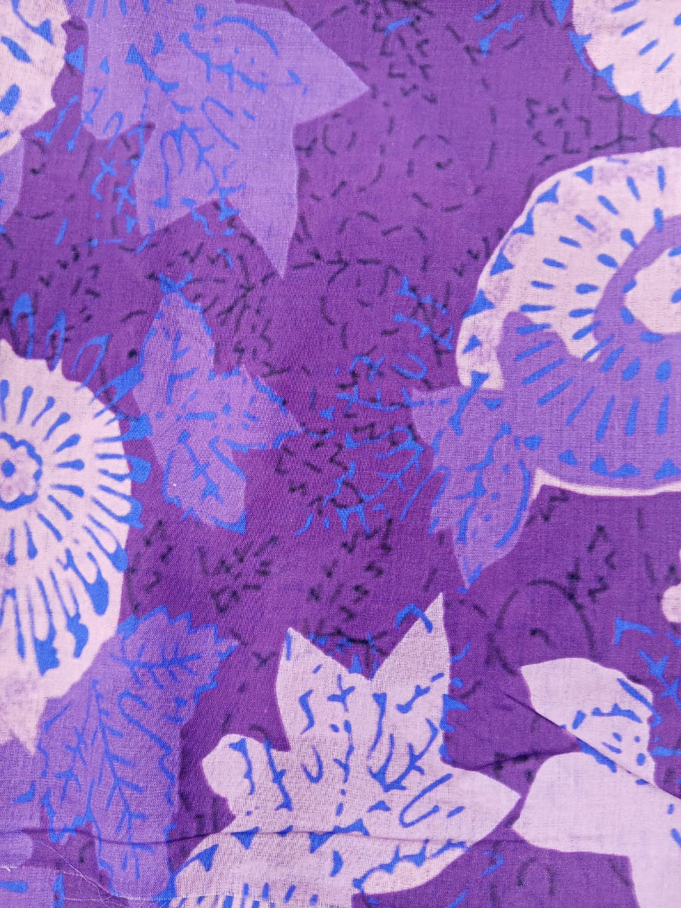 Purple | SAYA 3pc Unstitched Lawn Suit | Brenish
