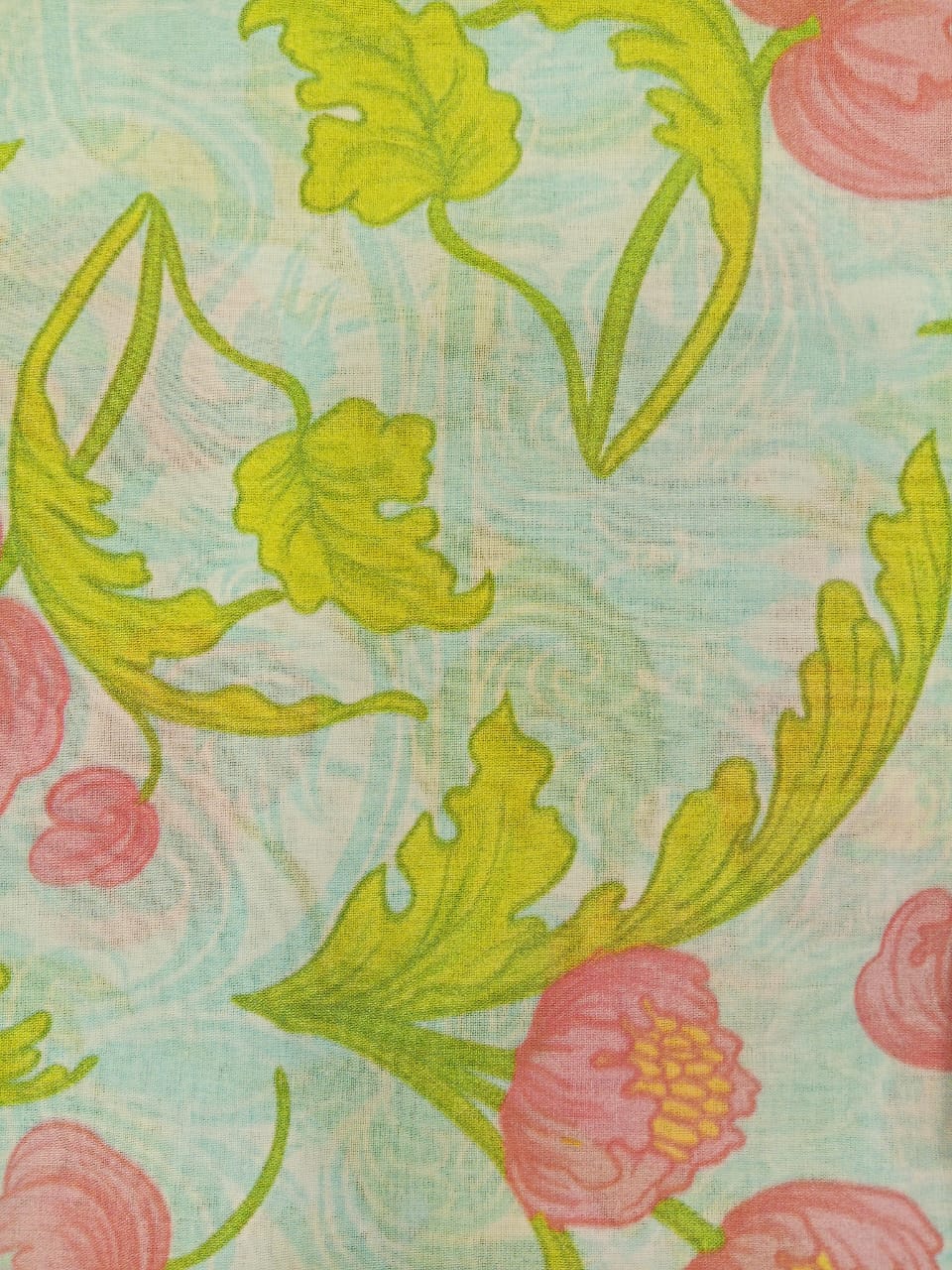 Sky | SAYA 3pc Unstitched Lawn Suit | Brenish
