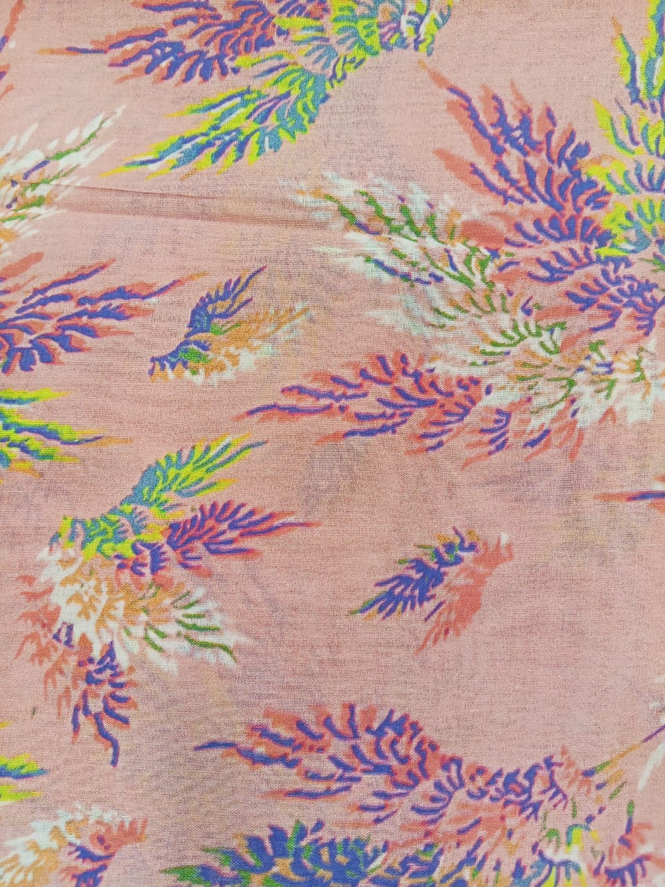 Light Pink | SAYA 3pc Unstitched Lawn Suit | Brenish