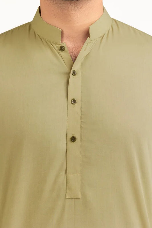 Light Mehndi | Nishat Men's Unstitched Wash & Wear