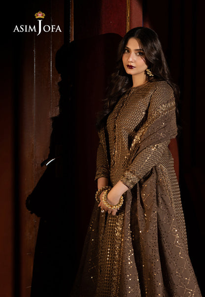 Asim Jofa Embroidered Chiffon